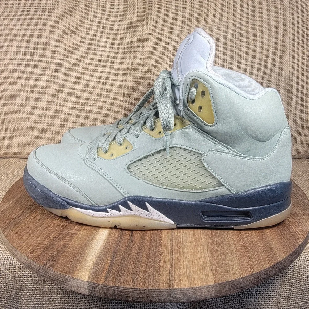 Nike Air Jordan 5 Retro Jade Horizon DC7501300 Leather Mens 10.5 OG Box Sneakers